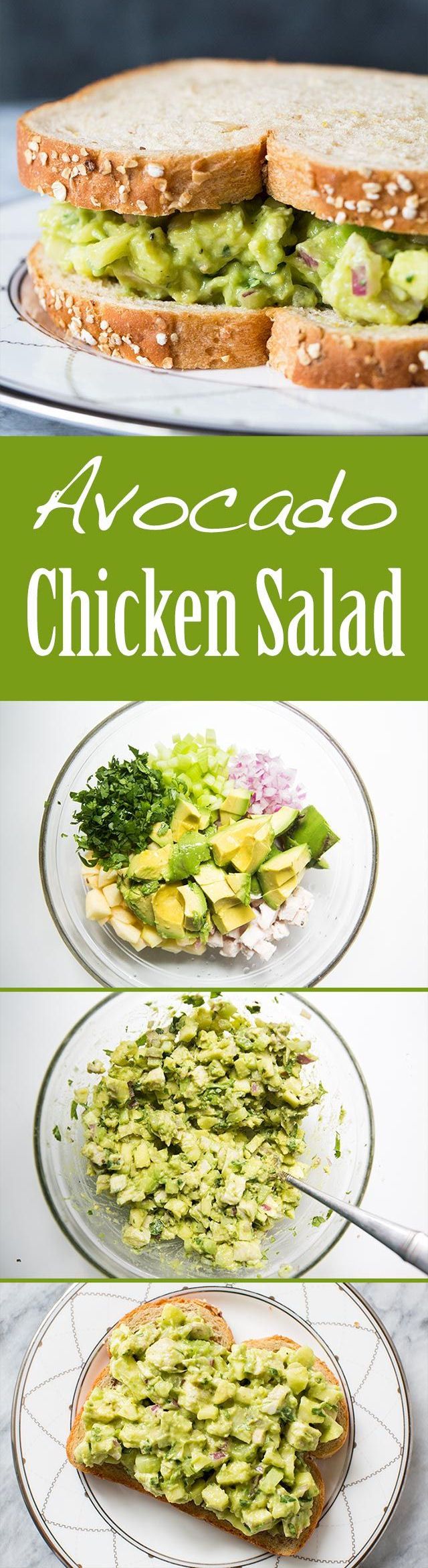 Healthy Avocado Chicken Salad: Protein-Rich & Meal Prep Friendly